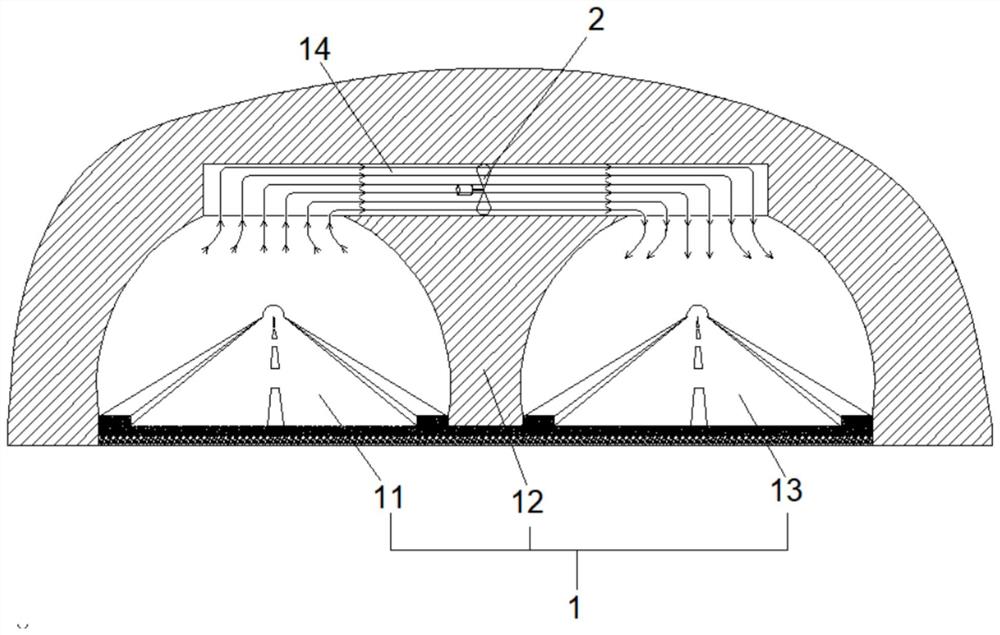 一种隧道新风系统