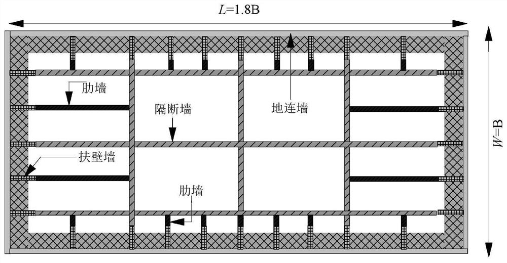 一种无支撑基坑支档系统的施工方法及其动态设计方法