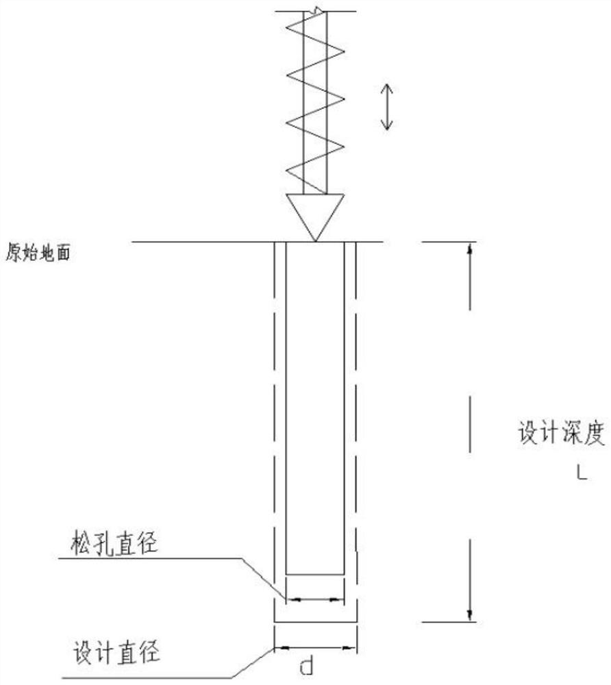 长螺旋钻孔护壁用于挤土桩施工方法