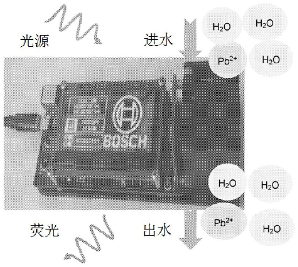 基于荧光的铅离子化学传感器的受体和间隔基