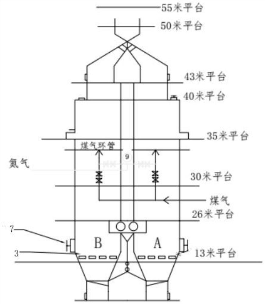 环形双膛石灰窑喷枪调节方法