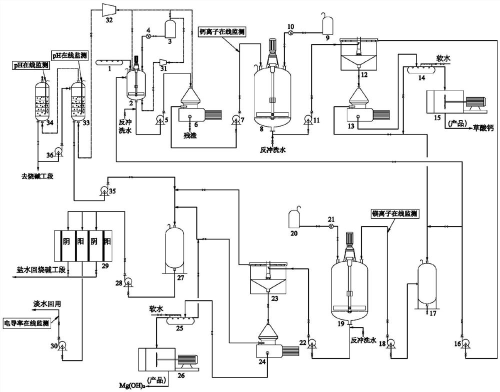 一种氯碱工业盐泥资源化综合处置系统