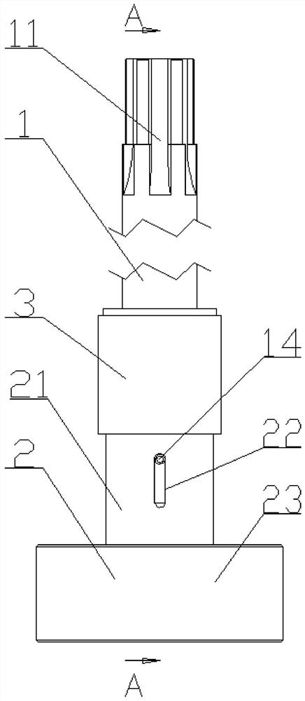 一种表罩旋拧卡头