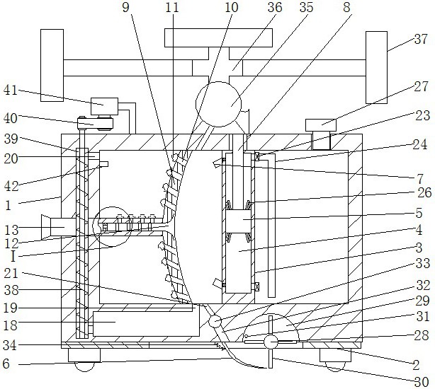 一种信息化建筑施工用可移动降温降尘装置