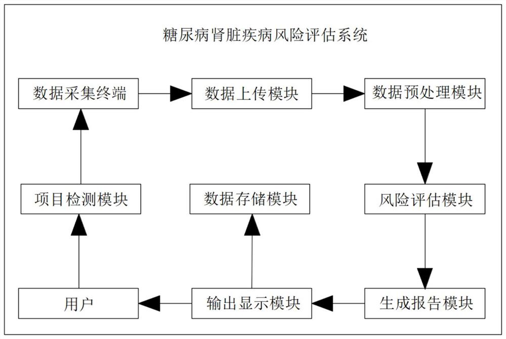 一种糖尿病肾脏疾病风险评估系统