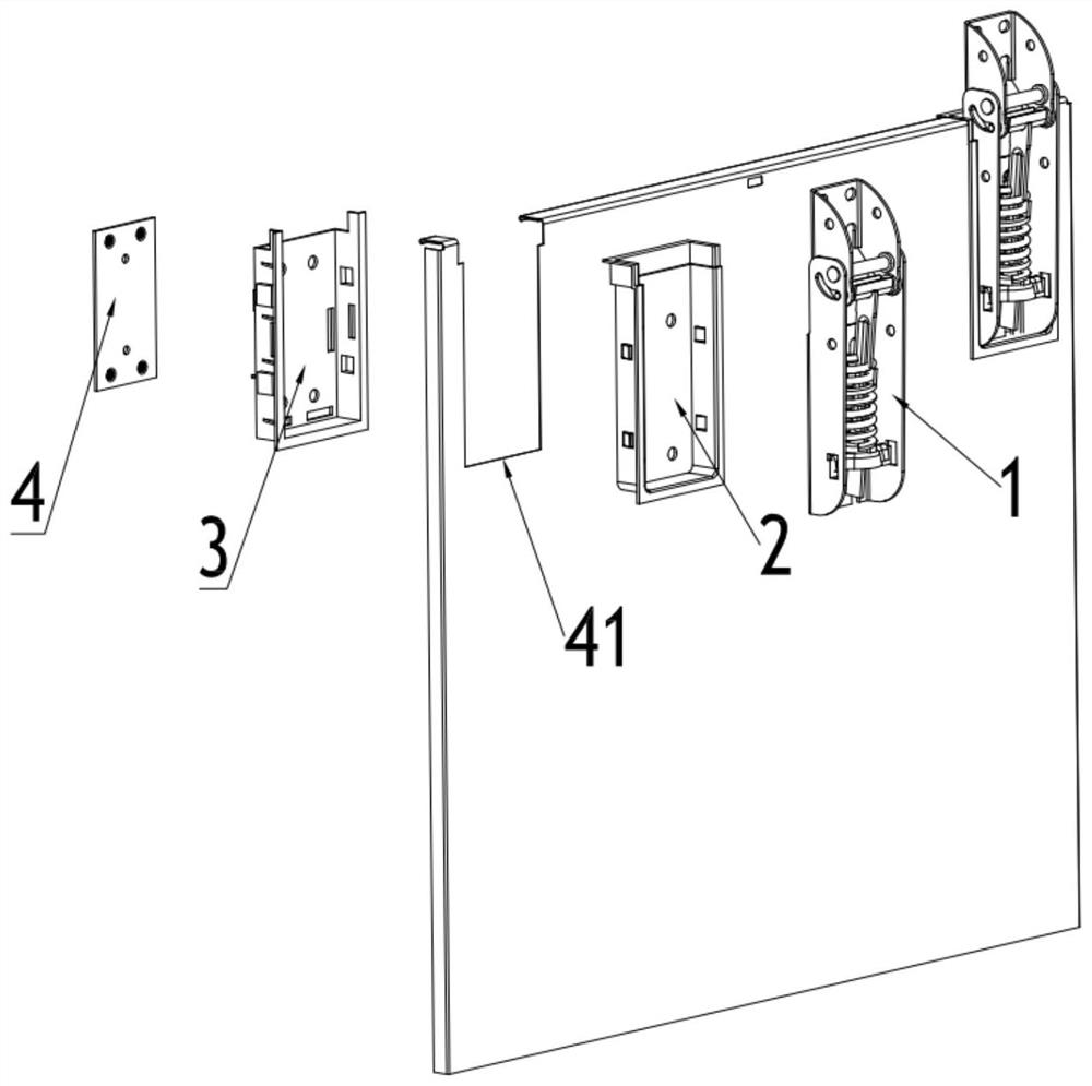 一种安装可靠的冷柜箱体结构