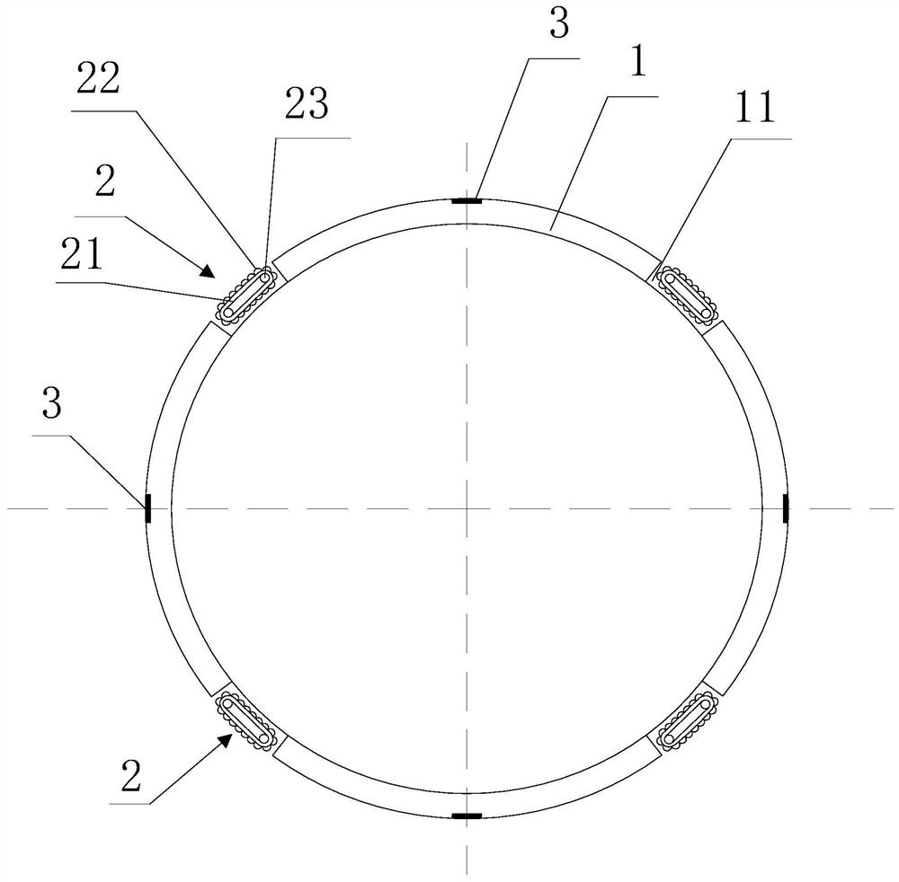 顶管机头扭转纠偏装置及其纠偏方法