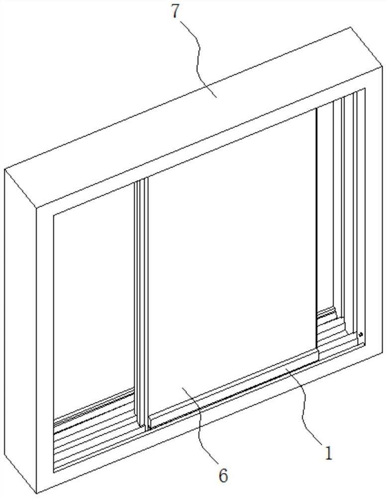 一种用于平移窗增强密封性的结构以及密封方法