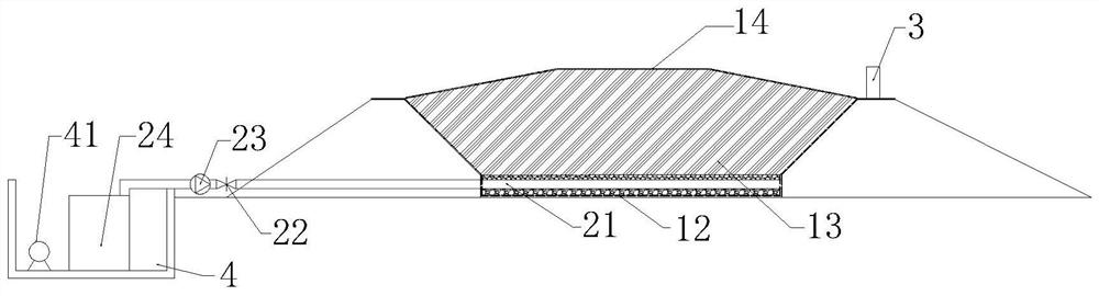 一种降水入渗量测量结构及其建造和测量方法