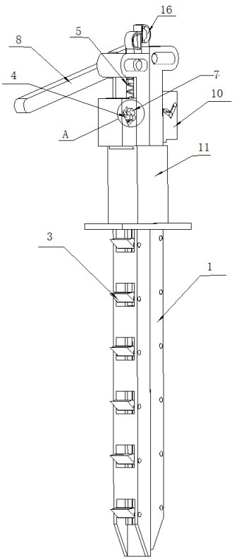 一种户外打桩装置及其施工方法