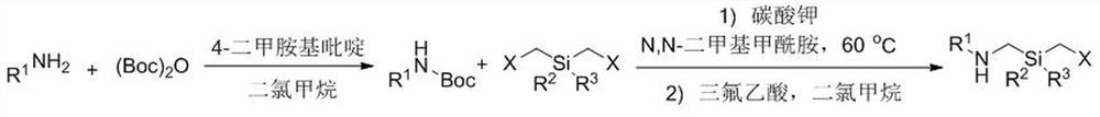 一种氮杂环丁硅前体化合物的合成方法及以其合成六元硅氮杂环化合物的方法