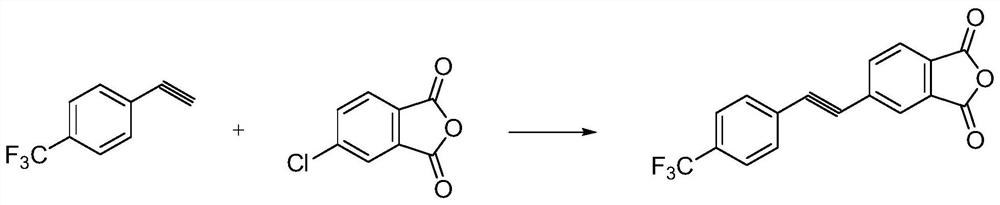 一种制备4-对三氟甲基苯炔基苯酐的方法