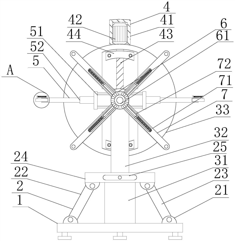 一种汽车用便于调节的四轮定位夹具