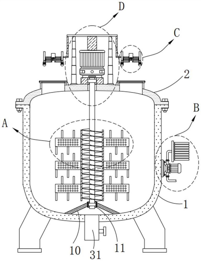 一种17α-羟基黄体酮生产用釜体