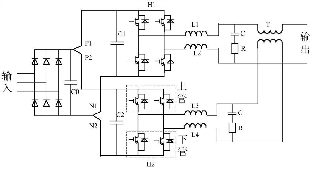 一种模拟电压晃电的源补互助式电源及控制方法