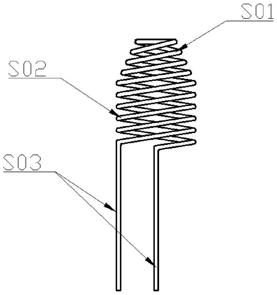 一种回旋管热丝及其制作方法