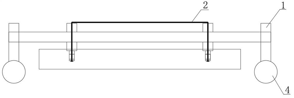 一种大型探地雷达的自平衡挂载装置及方法