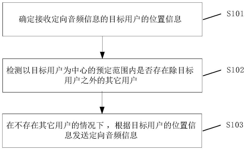 一种发送定向音频信息的方法、装置、系统及电子设备