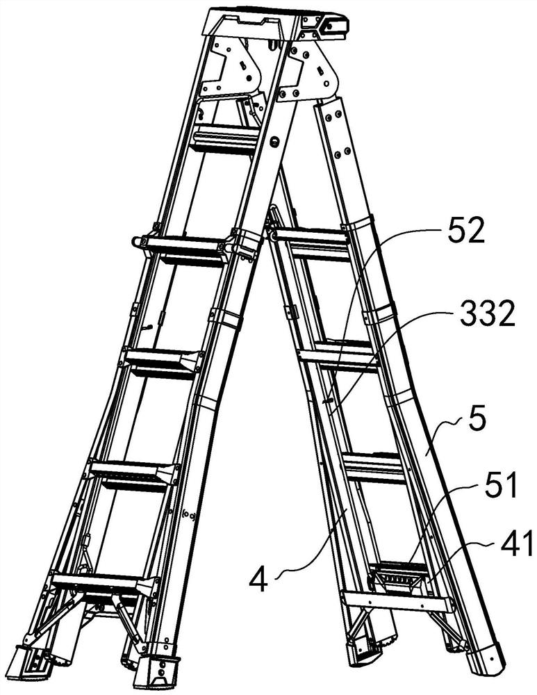 内外梯锁定装置及包括该装置的多功能梯