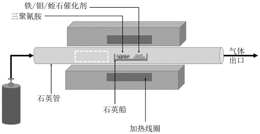 一种氮掺杂碳纳米管阵列的制备方法