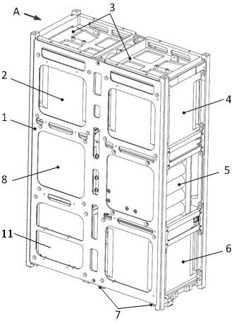 立方星架构的载荷模块化方法及系统