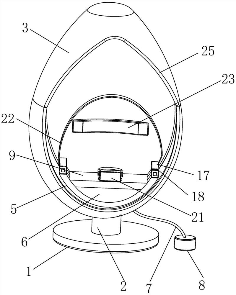 一种基于气垫的体感效果强的VR交互椅