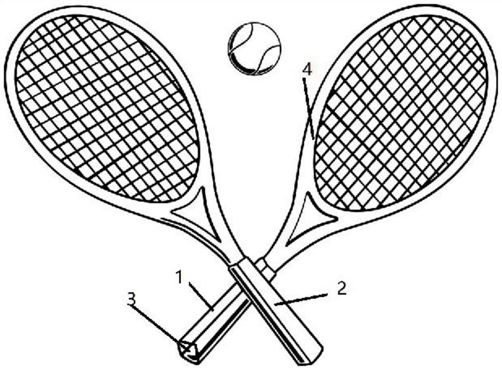 一种方便携带的网球拍