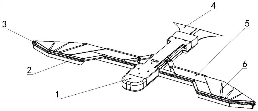 扑翼发电驱动一体的海洋机器人及工作方法