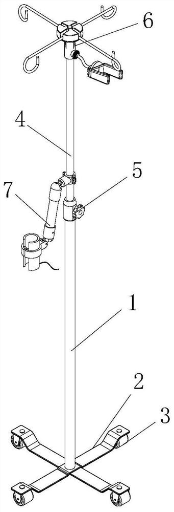 一种肿瘤患者用输液架