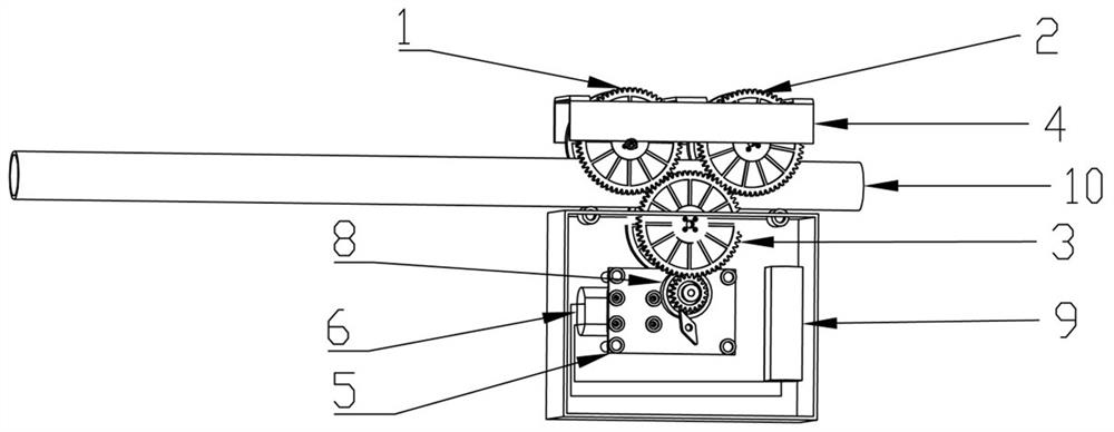 一种罗马杆窗帘开合器及其控制系统