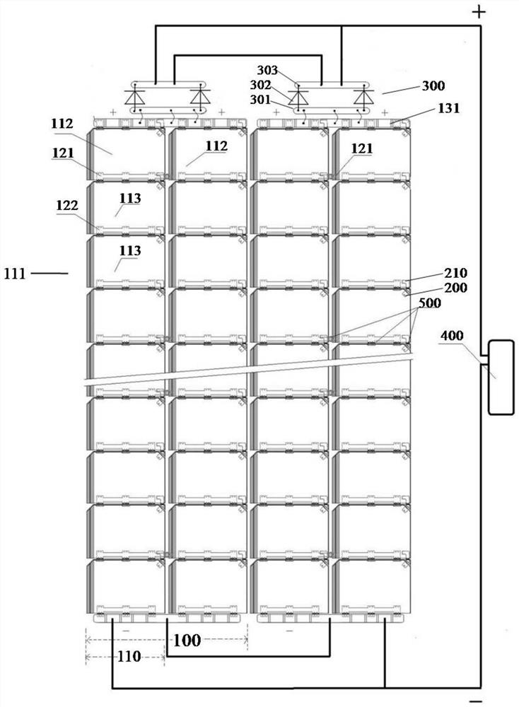 一种空间太阳电池阵及其混联方法