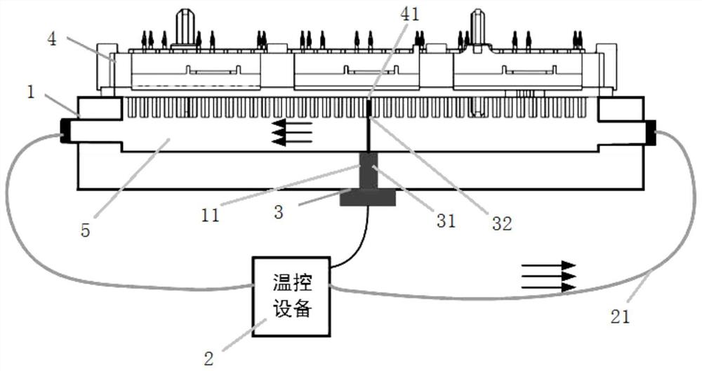 针对Pin-Fin功率模块K-factor的测试工装和方法