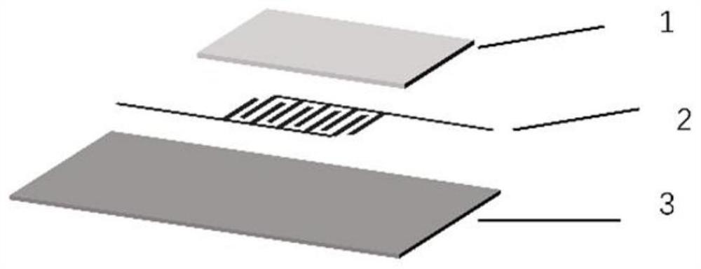 一种光降解后电极层可重复使用的柔性传感器