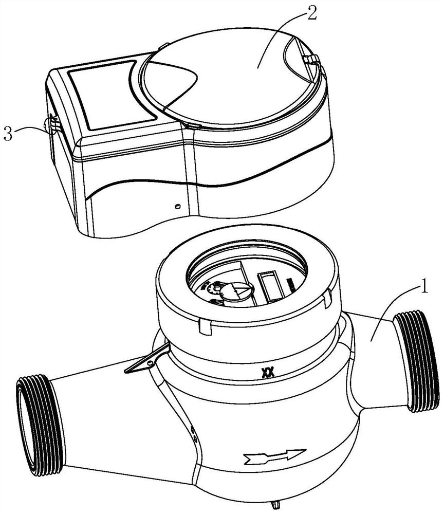 机电分离电子水表