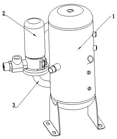 一种用于螺杆空压机的油气分离器