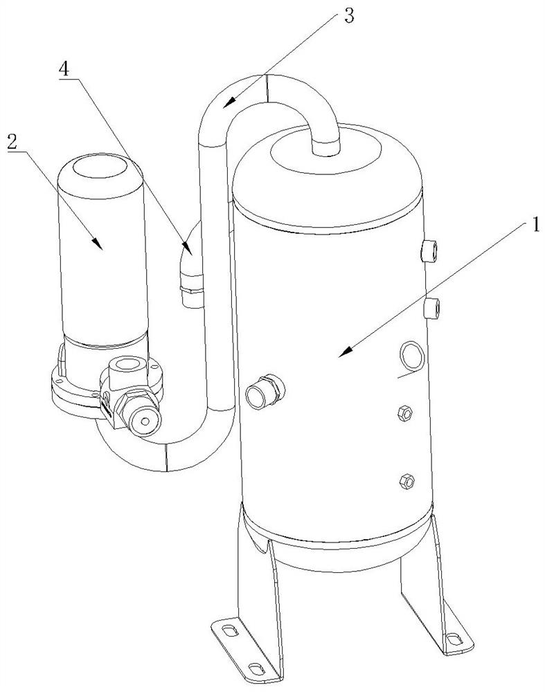 一种空心管外置的油气分离器