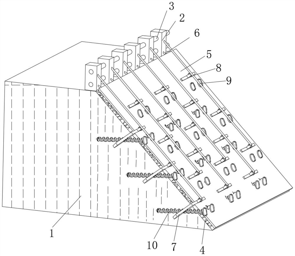 一种用于水利工程护坡防护加固装置