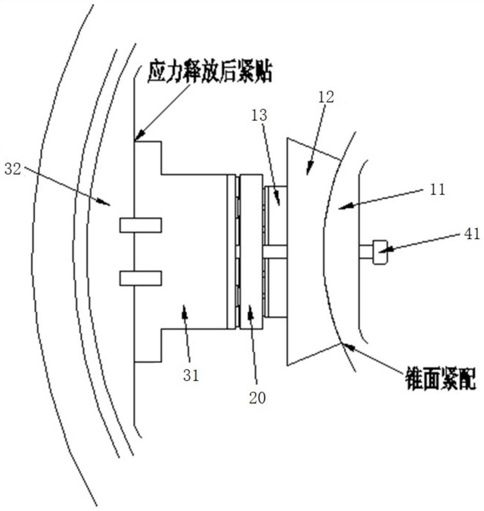 一种具有低应力安装结构的热电器件及其安装固定方法