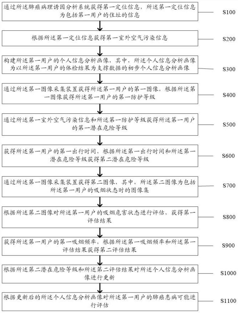 一种肺癌病理诱因分析方法及系统