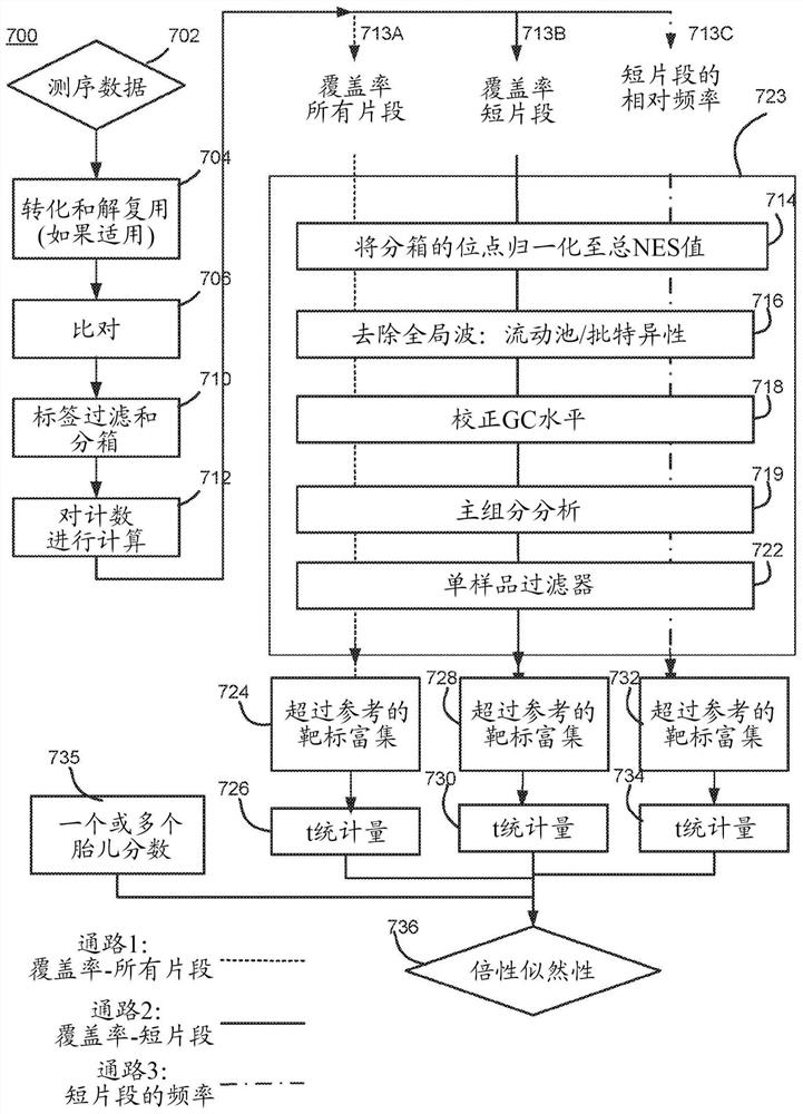 使用无细胞DNA片段尺寸以确定拷贝数变异