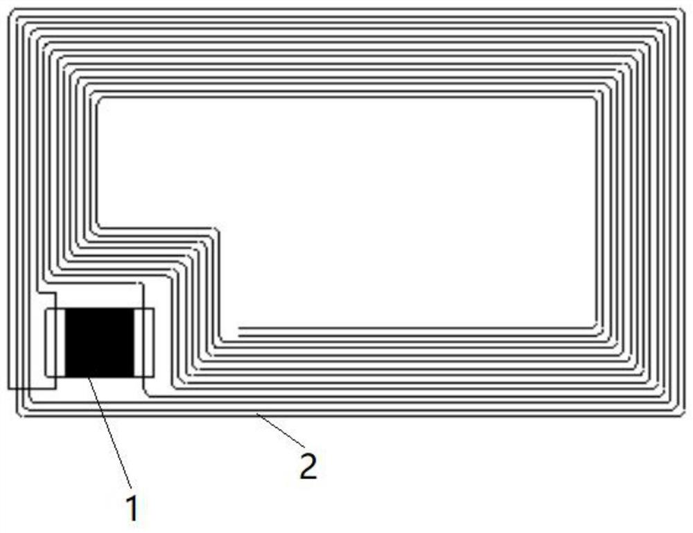 一种增大线圈电容的智能卡天线绕线结构及方法