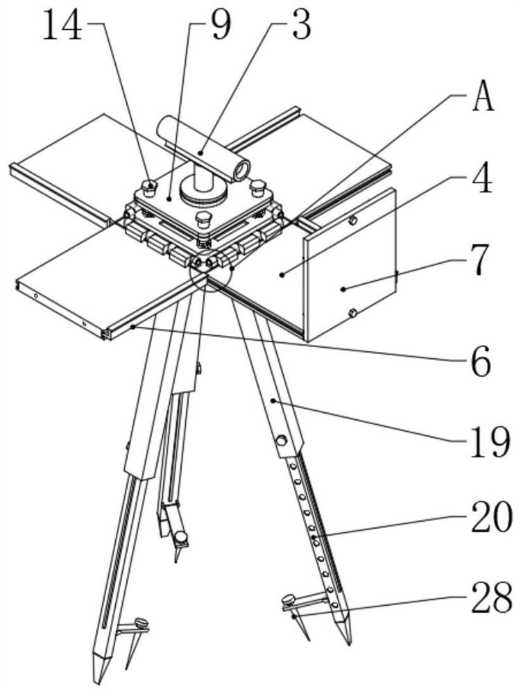 一种测量精度高的建筑施工用测绘装置