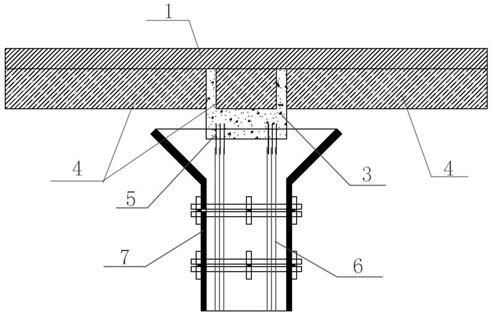一种屋面板柱头与新建结构柱合拢施工系统及其施工方法