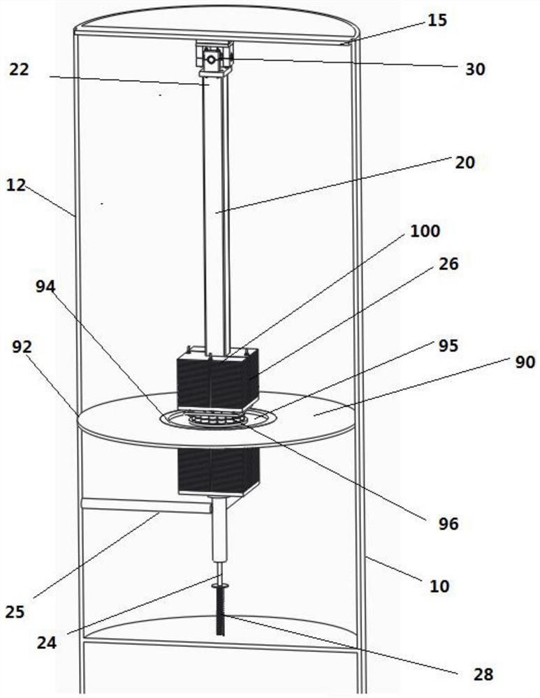 一种用于风力发电机的悬吊式调谐质量阻尼装置