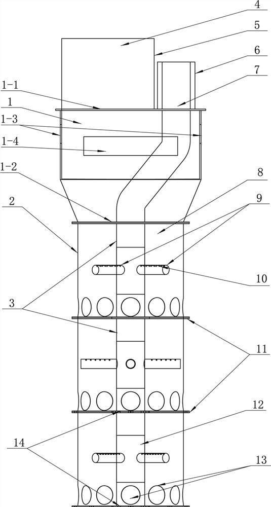 立筒仓入仓储藏技术一体化装置