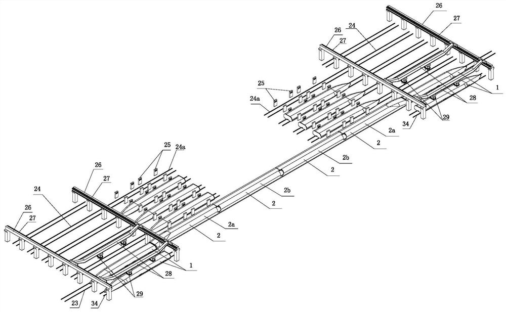 一种超高速轮轨列车组换电铁路系统