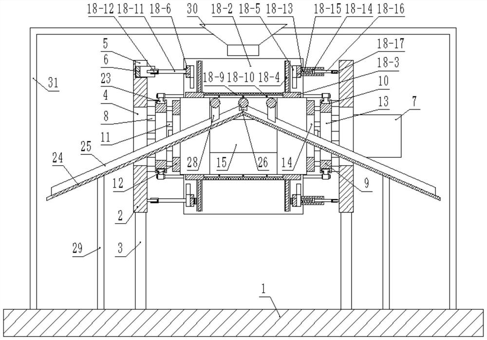 一种建筑用具有连续筛沙功能的传送带式高效筛沙装置