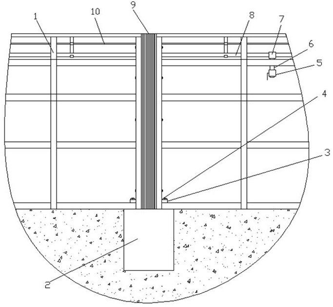 一种智能连栋大棚建造方法