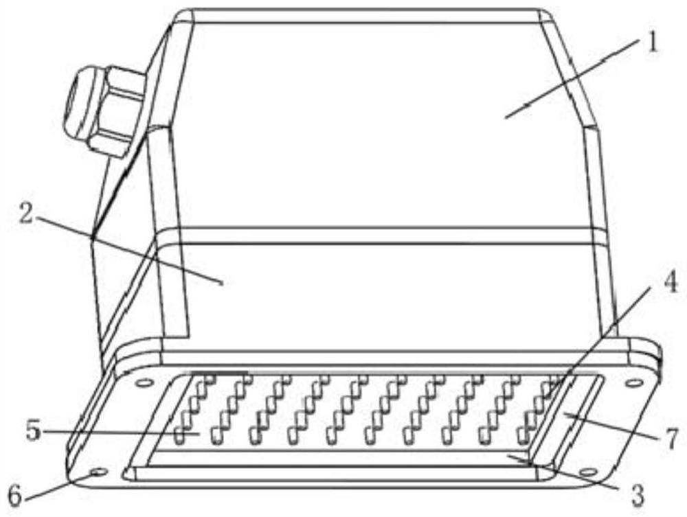 一种公插头及包括公插头的油浸式变压器用重载连接器