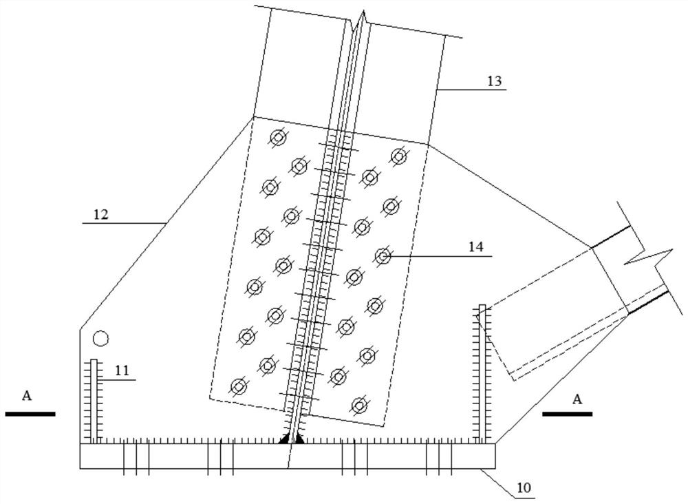 输电塔塔脚板式靴板条带式计算方法